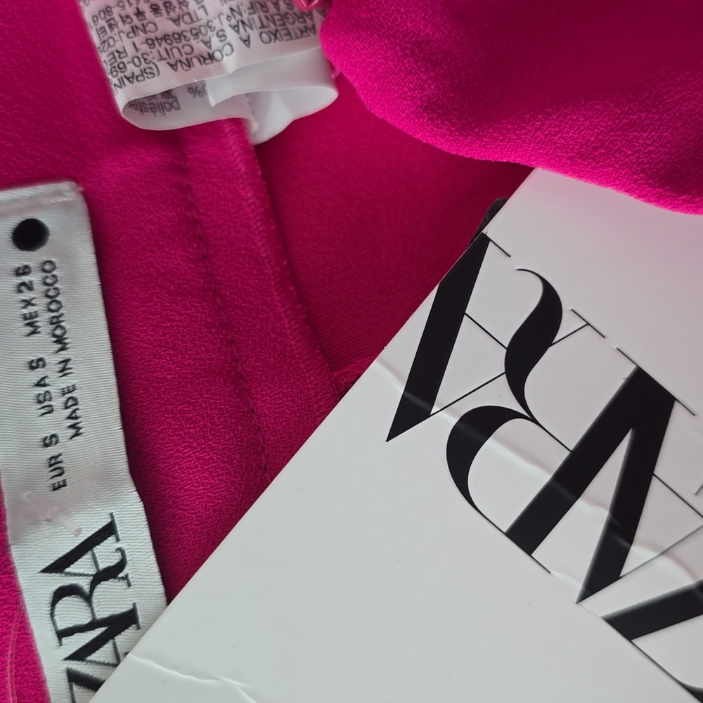 Zara 2 pieces matching set limitededition cape blazer & fluid high waist pants - Picture 12 of 12